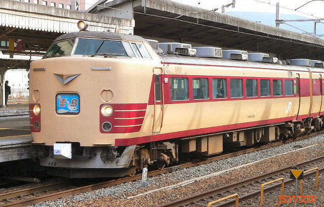 JR西日本 485系「雷鳥」A8 編成（非パノラマ編成）2003～2011年