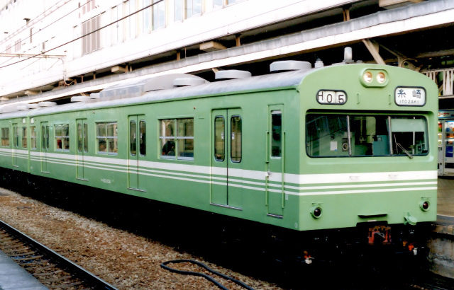 JR西日本　103系 マスカット色　岡山電車区