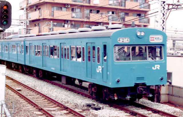 JR西日本 103系オリジナル車　阪和線　クハ１０３－５３５