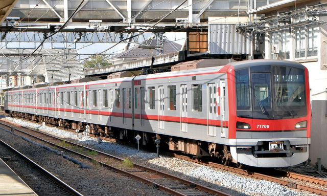 東武鉄道  70000系 70000型　地下鉄日比谷線乗入車