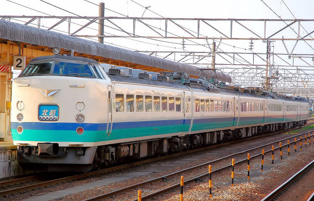 JR東日本　485系1000番台  特急「北越」快速「くびきの」新潟車両センター
