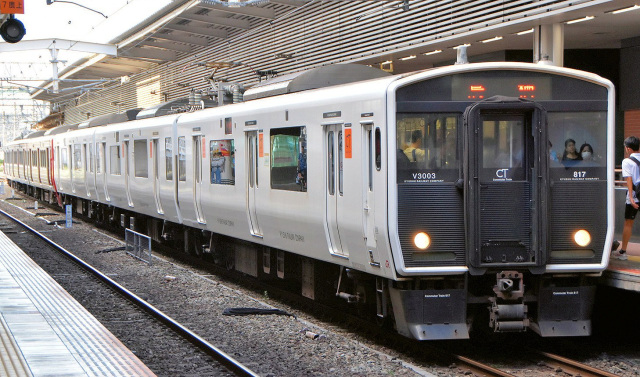 JR九州　817系3000番台　Commuter Train　鹿児島本線　2012年～