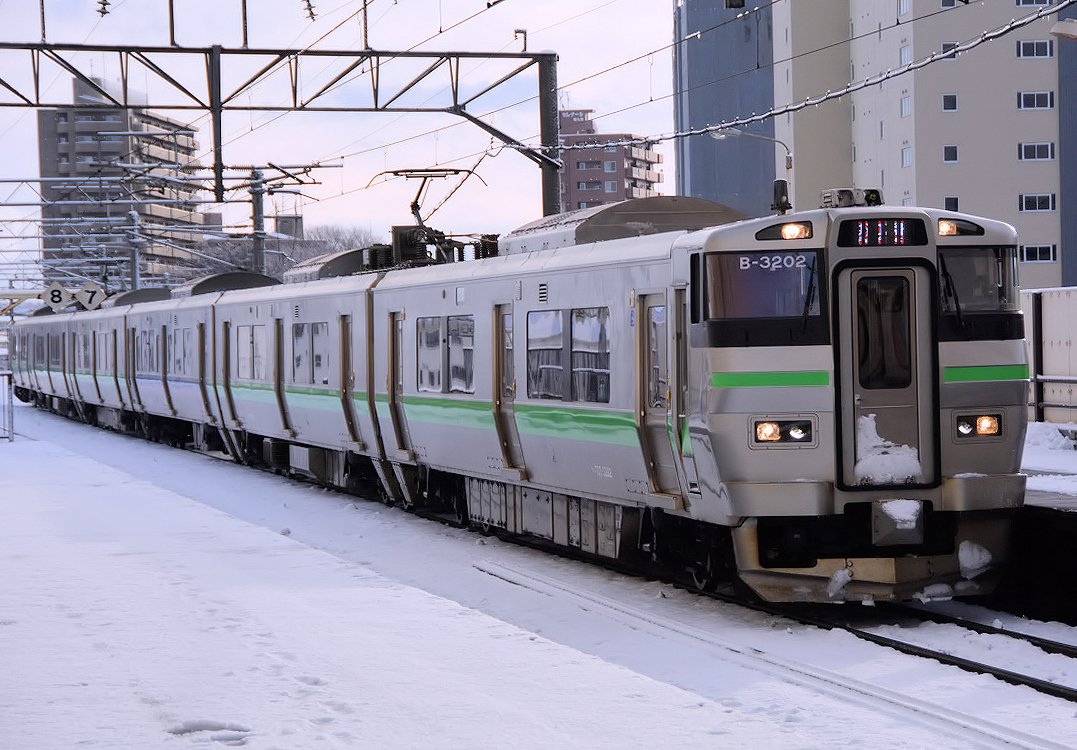 JR北海道 733系3000番台 「快速エアポート」用6連 B3000番台 編成 2014