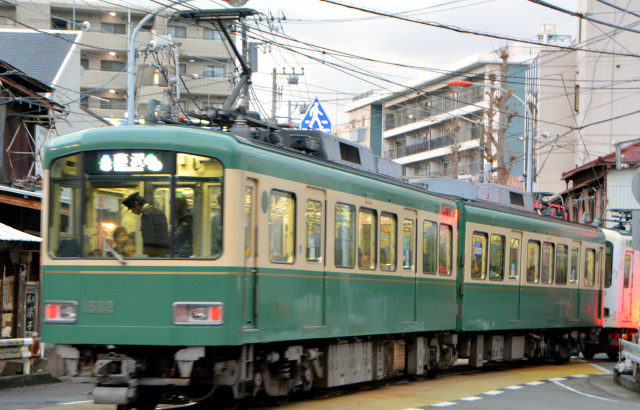 江ノ島電鉄1000系　1500形リニューアル車　１５５２