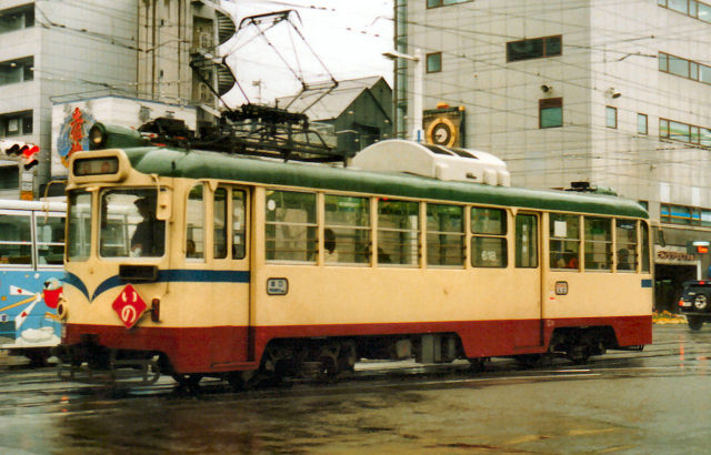 土佐電気鉄道（とさでん交通）　600形（自社工場製）冷房改造車（間接制御）　1982年～